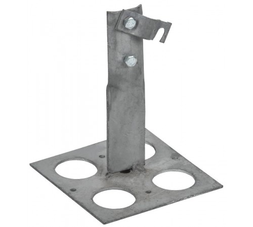 Дер. пр. кр. 6-10мм вин. пл. кр. h=150мм оц. сталь TD  ZDP85-13-1-16-150  IEK