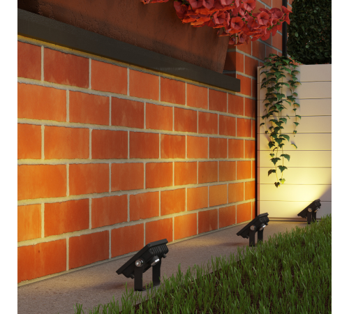 Прожектор светодиодный  20W 1300lm IP65 3000К черный  613527120  Gauss