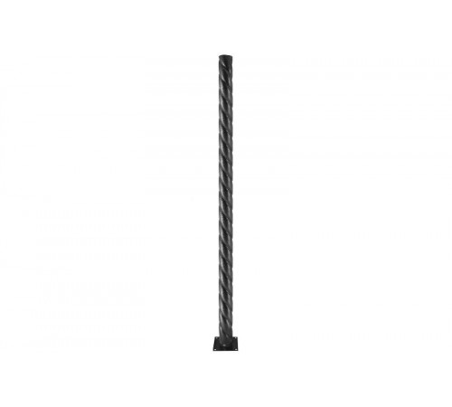 Опора витая металлическая садово-парковая, h=1200 мм, цвет серебро металлик  SQ0330-0417  TDM