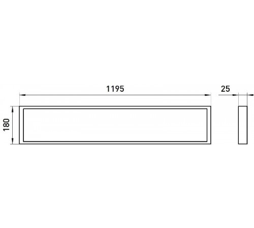 Светильник светодиодный  SPO-17-9-4K-40-90RA 40Вт 4000K 3600Лм <1% IP40 1200х180 RA>90 с равномерной засветкой  Б0063077  ЭРА
