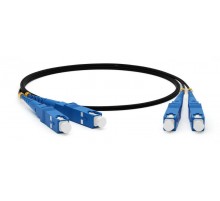 Патч-корд FC-D2-9-SC/UR-SC/UR-H-10M-LSZH-BKвол.-оптич.(шнур) SM 9/125 (OS2),SC/UPC-SC/UPC,2.0мм,duplex,LSZH,10м,черн.  238512  Hyperline