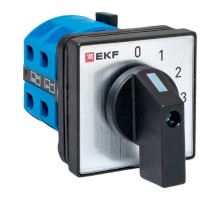 Переключатель кулачковый ПК-1-101 25А 1P "0-1-2-3" IP65  pk-1-101-25-65  EKF