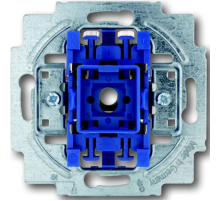 Механизм 1-клавишной, 1-полюсной кнопки с перекидным контактом (НО контакт/НЗ контакт), с N-клеммой, 10А 250В  1413-0-1104   2CKA001413A1104  ABB