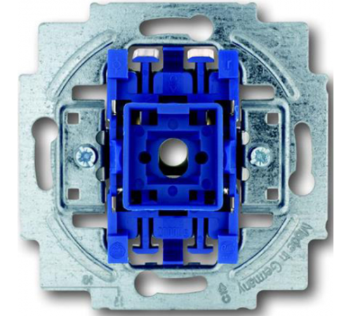 Механизм 1-клавишной, 1-полюсной кнопки с перекидным контактом (НО контакт/НЗ контакт), с N-клеммой, 10А 250В  1413-0-1104   2CKA001413A1104  ABB