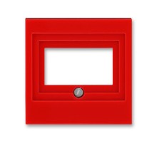 ABB Levit Красный / дымчатый чёрный Накладка для розеток USB / HDMI / VGA Красный  5014H-A00040 65  2CHH290040A4065  ABB