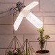 Фитолампа для растений светодиодная FITO-24W-Ra90-E27-FOLD 3-х лепестковая полного спектра 24 Вт Е27  Б0057285  ЭРА