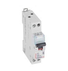Выключатель автоматический двухполюсный (1 мод. 1п+N) DX3 6000 2А C 10кА  407735  Legrand