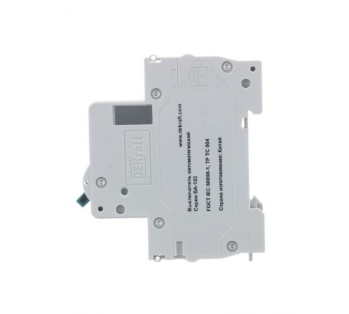 Выключатель автоматический однополюсный ВА-103 1Р 40А характеристика C 6кА  12277DEK  DEKraft