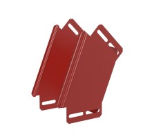 Угол вертикальный внешний 45 градусов Стандарт 100х100 RAL 3000  PR16.5251  Промрукав