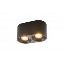 Светильник светодиодный накладной DK3036-BK IP20, 10Вт, GU5.3, LED, черный, пластик  DK3036-BK  DENKIRS