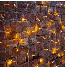 Гирлянда "Светодиодный Дождь" 2х1,5м, постоянное свечение, прозрачный провод, 230 В, диоды ЖЁЛТЫЕ, 192 LED  235-301-6  NEON-NIGHT