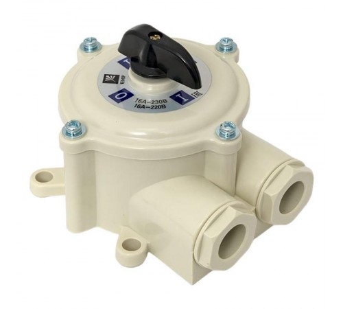 Пакетный выключатель ПВ 2-16 М1 пл. IP56 EKF PROxima  pv-2-16-4  EKF