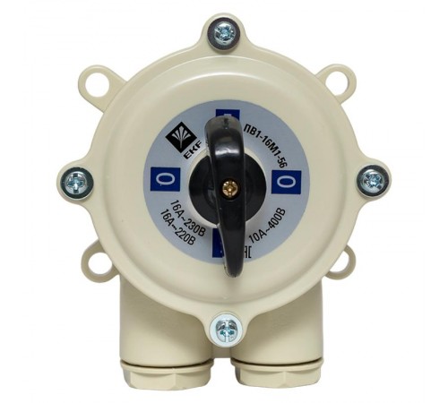 Пакетный выключатель ПВ 2-16 М1 пл. IP56 EKF PROxima  pv-2-16-4  EKF