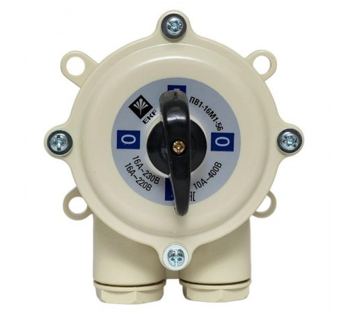 Пакетный выключатель ПВ 2-16 М1 пл. IP56 EKF PROxima  pv-2-16-4  EKF