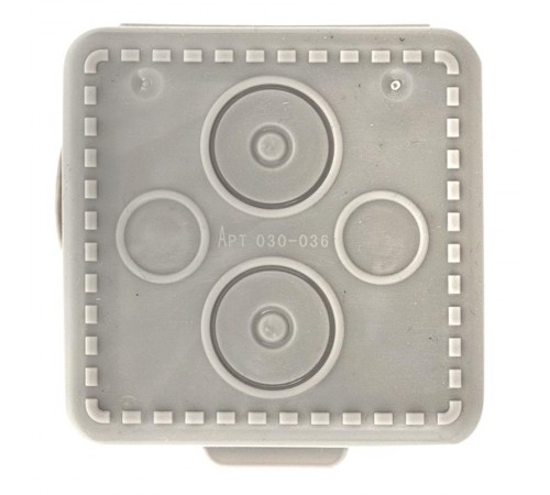 Коробка распределительная КМР-030-036 пылевлагозащитная, 4 мембранных ввода (65х65х45) EKF PROxima  plc-kmr2-030-036  EKF