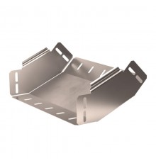 Угол вертикальный внутренний 45 градусов Стандарт INOX (AISI 409) 300х80  PR16.3324  Промрукав