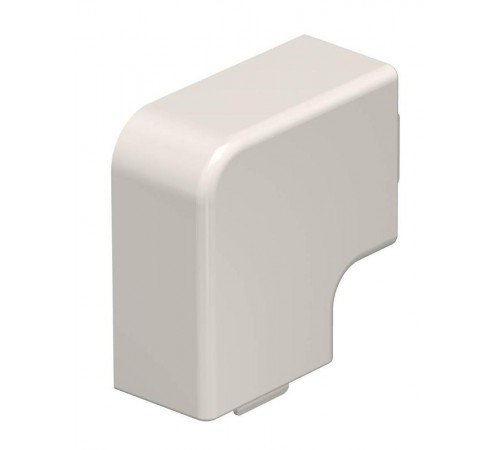 Крышка плоского угла кабельного канала WDK 25x40 мм (ПВХ,кремовый) (WDK HF25040CW)  6161243  OBO Bettermann