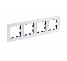 AtlasDesign Nature Белый Рамка 4-ая, стекло  ATN320104 SE
