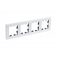 AtlasDesign Nature Белый Рамка 4-ая, стекло  ATN320104 SE