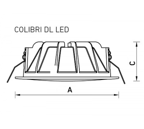 Аксессуар для накладного монтажа COLIBRI DL LED  2170000130  Световые Технологии