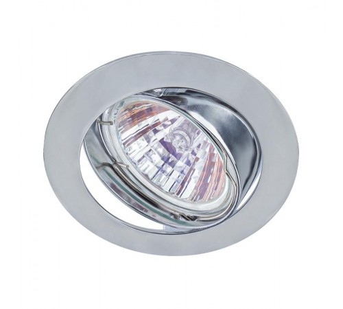 Светильник точечный встраиваемый под лампу KL1A 50Вт MR16 хром литой  C0043656  ЭРА