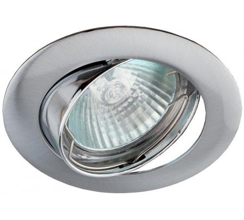 Светильник точечный встраиваемый под лампу KL1A 50Вт MR16 хром литой  C0043656  ЭРА