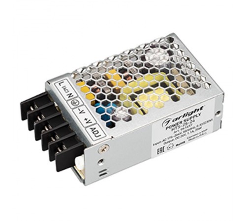 Блок питания HTS-25-24 (24V, 1.1A, 25W) (Arlight, IP20 Сетка, 3 года)  041457  Arlight