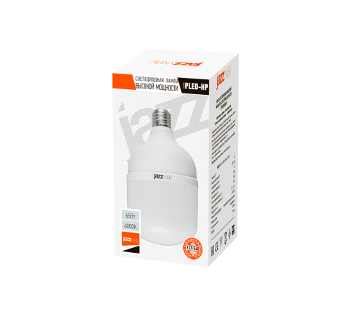 Лампа светодиодная промышленная PLED-HP-T135 65w 4000K 5400Lm E27/E40(переходник в компл.)  .5036185  JAZZWAY