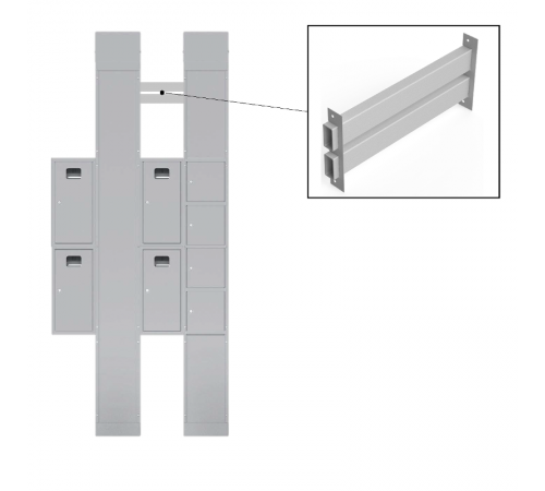 Кабель канал 600 (140x620x30)  uerm-kk-2  EKF