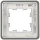 BRITE Рамка 1-ая РУ-1-1-Бр металл титан RE  BR-M12-M-01-K48  IEK