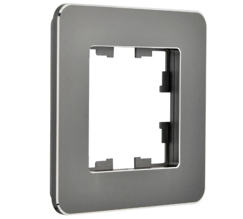 BRITE Рамка 1-ая РУ-1-1-Бр металл титан RE  BR-M12-M-01-K48  IEK