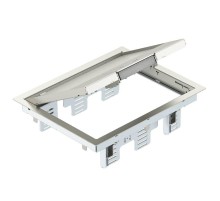 Лючок GES6M-2 (универсальный) 9xModul45 (сталь) (GES6M-2 10U)  7405299  OBO Bettermann