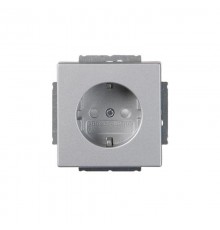 Розетка Shuko 16А 230В, Impressivo, алюминий  20EUC-83   2TKA00000435  ABB