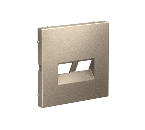 ArtGallery Шампань Накладка двойная для информационных функций типа Keystone  GAL000590  SE