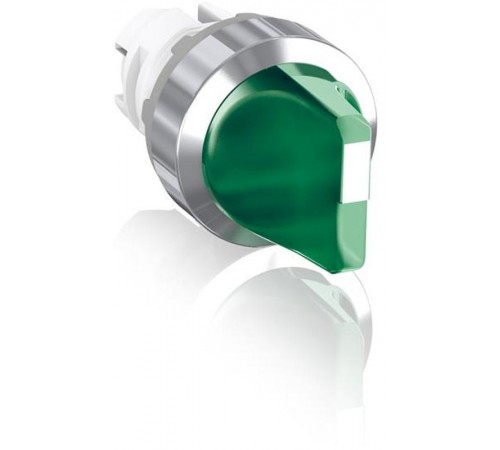 Переключатель M2SS2-31G (короткая ручка) зеленый 2-х позиционный с подсветкой (только корпус) 90# с фиксацией1SFA611201R3102 ABB