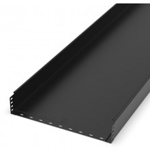 Лоток неперфорированный Стандарт 500х100х3000 (1,0 мм) RAL 9005 (6 м/уп)  PR16.9964  Промрукав