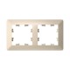 AtlasDesign Air Рамка 2-ая, Бежевый / Дымчатый Белый  ATN220202  SE