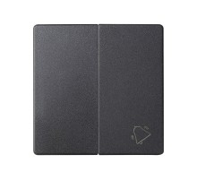 Simon 82 Клавиши (2 шт) с пиктограммой "звонок" для двухклавишного выключателя (проходной + кнопочный), S82,  82027-38  Simon