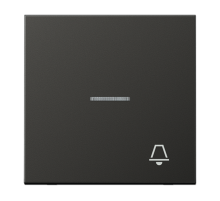 Клавиша для контрольного выключателя с подсветкой и символом "звонок"; антрацит  AL2990KO5KAN  Jung