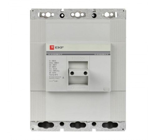 Выключатель автоматический ВА-99 800/630А 3P 35кА EKF PROxima  mccb99-800-630  EKF