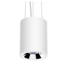 Светильник светодиодный DL-02 Tube подвесной 150х220 мм 55Вт 3000K 35° RAL9010 белый мат.  V1-R0-00391-30000-2005530  VARTON