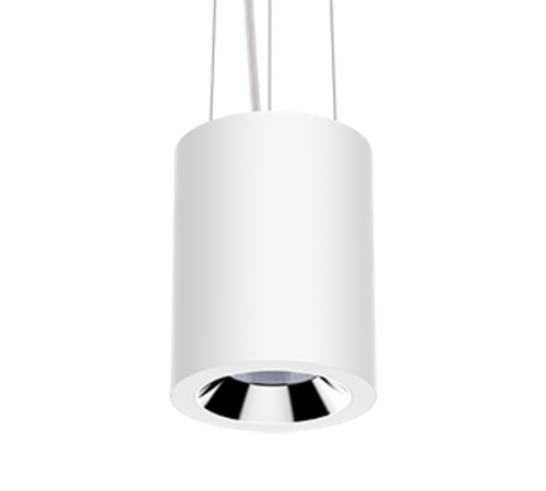 Светильник светодиодный DL-02 Tube подвесной 150х220 мм 55Вт 4000K 35° RAL9010 белый мат. DALI  V1-R0-00391-30D01-2005540  VARTON