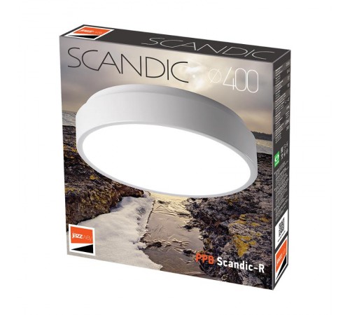 Светильник светодиодный бытовой PPB Sсandic-R 36w 4000K WH IP20 D380*50  .5036826  JAZZWAY