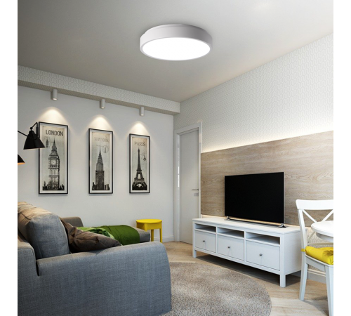 Светильник светодиодный бытовой PPB Sсandic-R 36w 4000K WH IP20 D380*50  .5036826  JAZZWAY