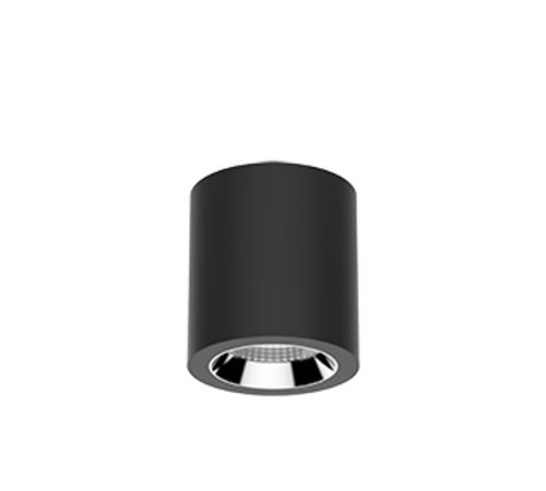 Светильник светодиодный DL-02 Tube накладной 125*135 18W 3000K 35° RAL9005 черный муар  V1-R0-T0113-20000-2001830  VARTON