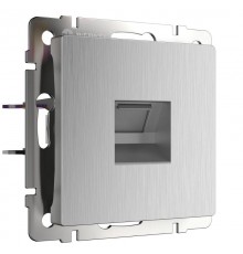 Розетка Ethernet RJ-45 Werkel cеребряный рифленый W1181009  a051360 Werkel