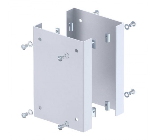 Защитная пластина для электромонтажных колонн ISS 250x166x33 мм (сталь,серебристо-белый) (ISS160160AS WA)  6290422  OBO Bettermann