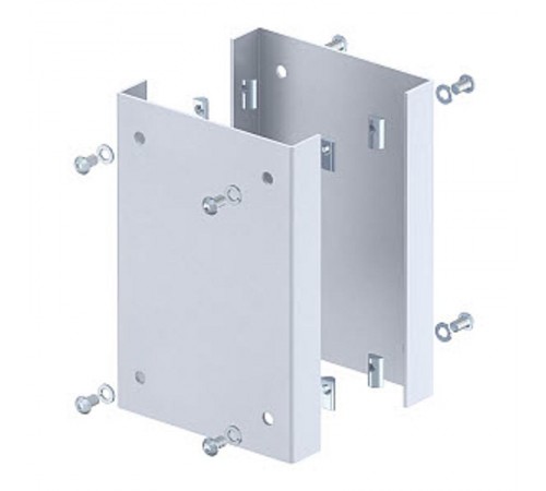 Защитная пластина для электромонтажных колонн ISS 250x166x33 мм (сталь,серебристо-белый) (ISS160160AS WA)  6290422  OBO Bettermann