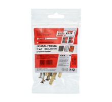 Дюбель-гвоздь 6К40 пот. манжета (нейлон) (12 шт) - пакет ( 0,049 кг)  102935  Tech-KREP