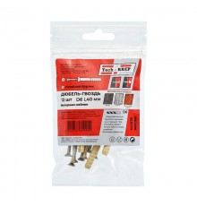Дюбель-гвоздь 6К40 пот. манжета (нейлон) (12 шт) - пакет ( 0,049 кг)  102935  Tech-KREP